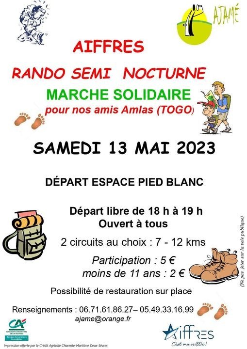 Rando semi nocturne - Marche Solidaire