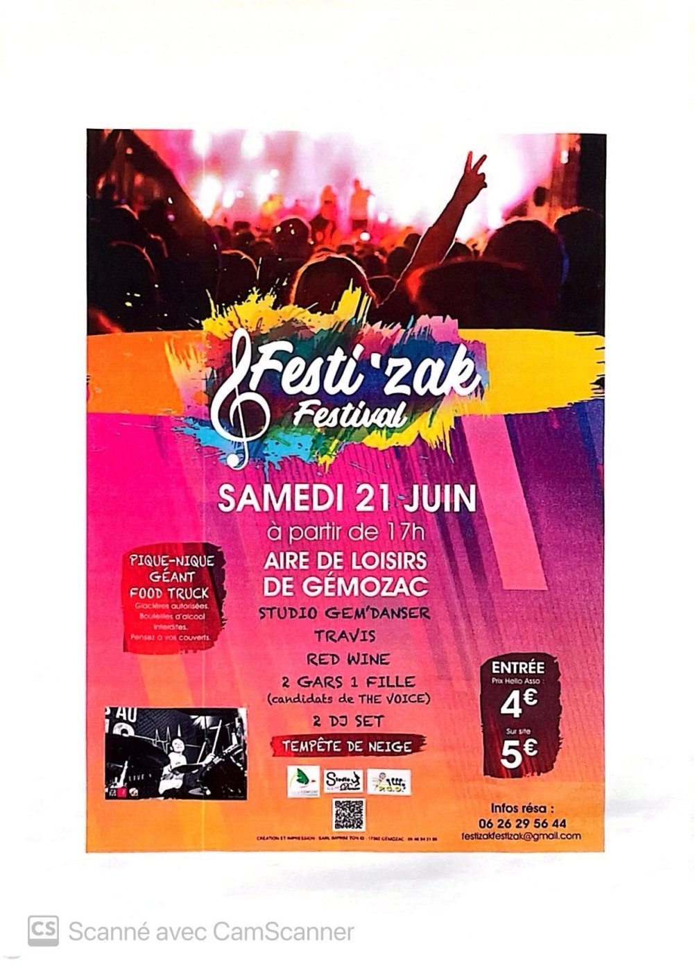 festival de musique "FESTI'ZAK"